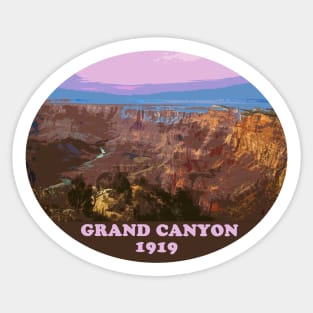 Grand Canyon Arizona map Grand Canyon photo Arizona tourism Sticker